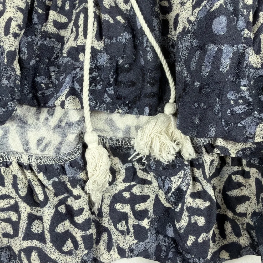 Free People‎ Womens Beach Day Halter Mini Dress Blue Large - Picture 10 of 10